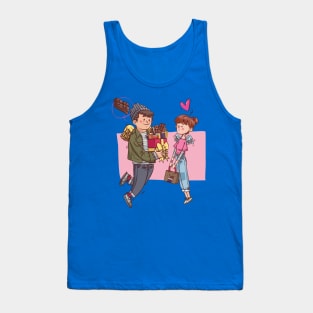 chocolate gift couple lover Tank Top